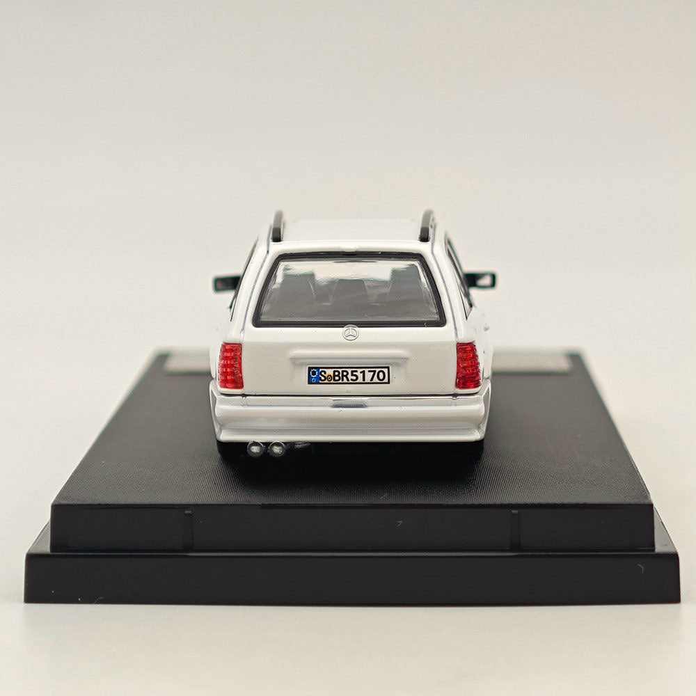 1:64 Scale Mercedes Benz S124 Diecast Model Car - White & Black Collectible Toy for Adults & Kids | Perfect for Display, Gifts, and Diecast Collections