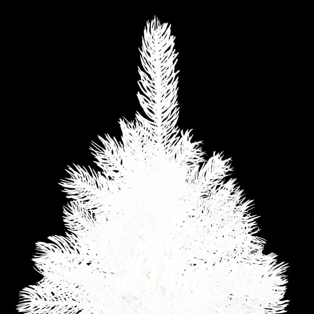 FAMIROSA 8 ft White Artificial Christmas Tree with Stand - 1560 Lifelike Needles & Frosted Branches - Perfect for Home, Office, Party & Holiday Decor (8x3 ft) | Indoor & Outdoor Xmas Decorations