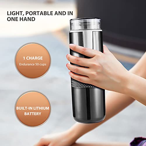 Yosoo Classic Portable Espresso Maker - Manual Travel Coffee Machine Compatible with Original & Third-Party Capsules - Perfect for Kitchen, Office, Camping & Outdoor Adventures
