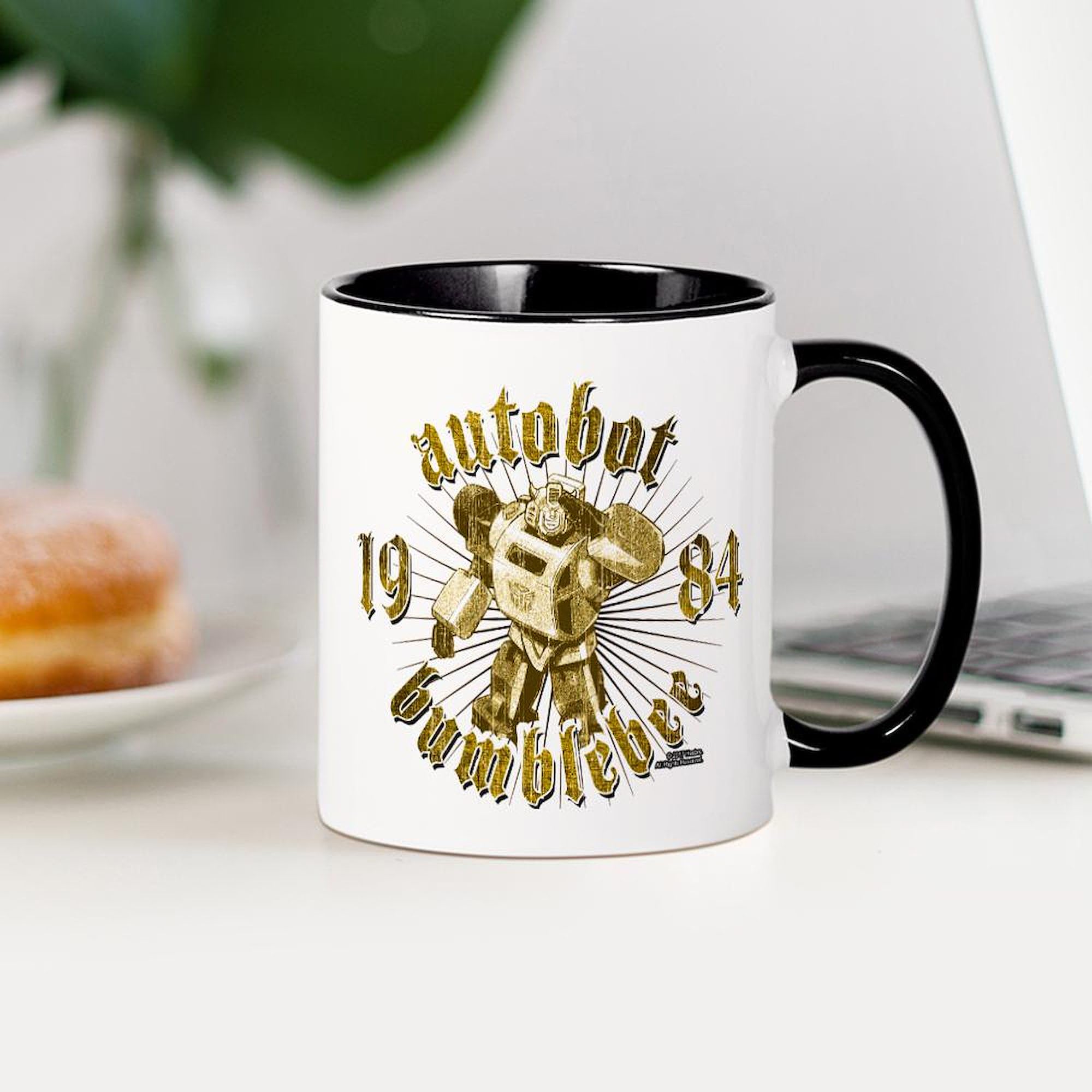 Bumblebee Autobot Ceramic Coffee Mug 11 oz (325 ml) - Transformers Themed Gift for Fans, Office & Home Use
