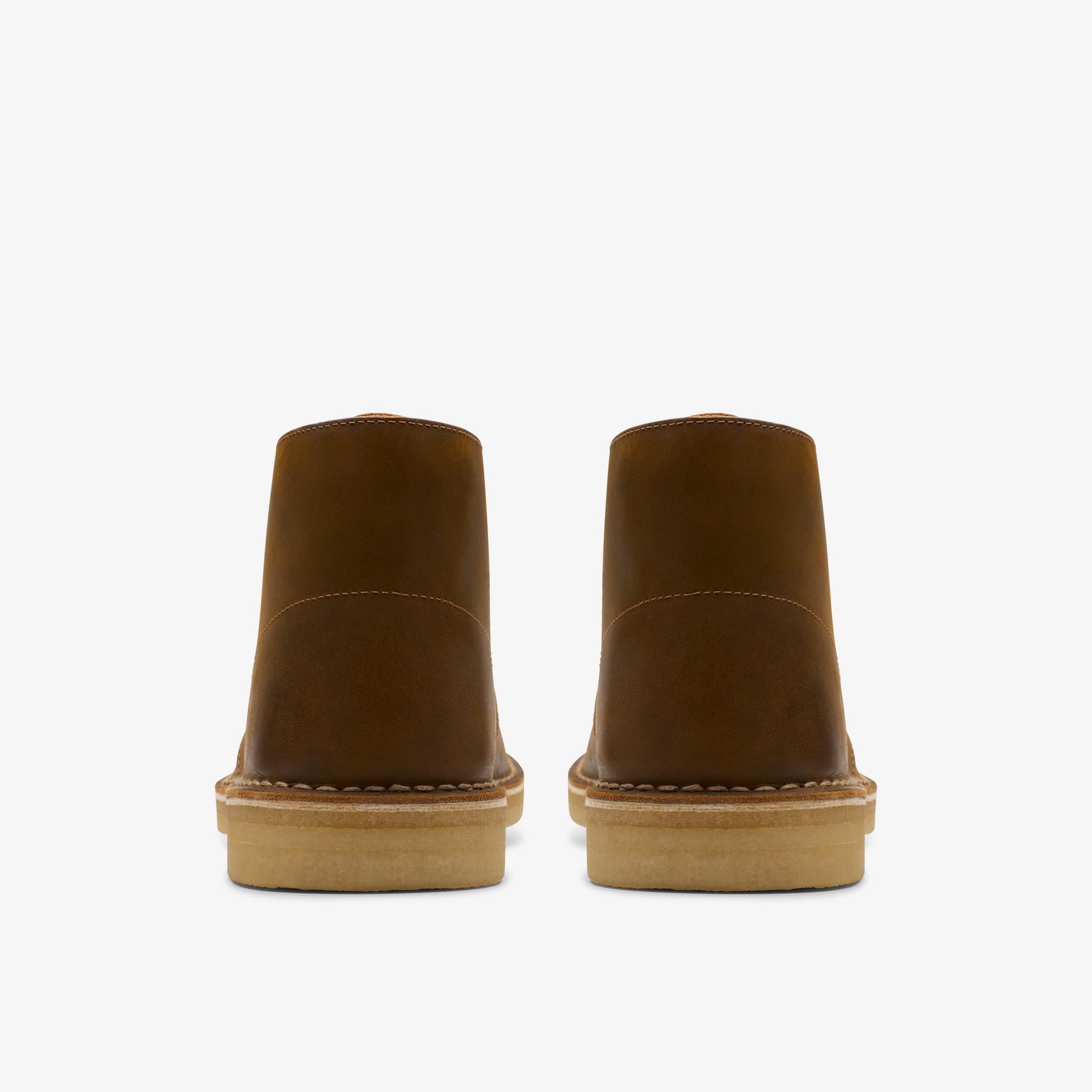 Clarks Men's Desert Boot in Beeswax Leather - Classic Chukka Boots for Men, Casual & Dressy Style - Perfect for Office, Travel & Everyday Wear