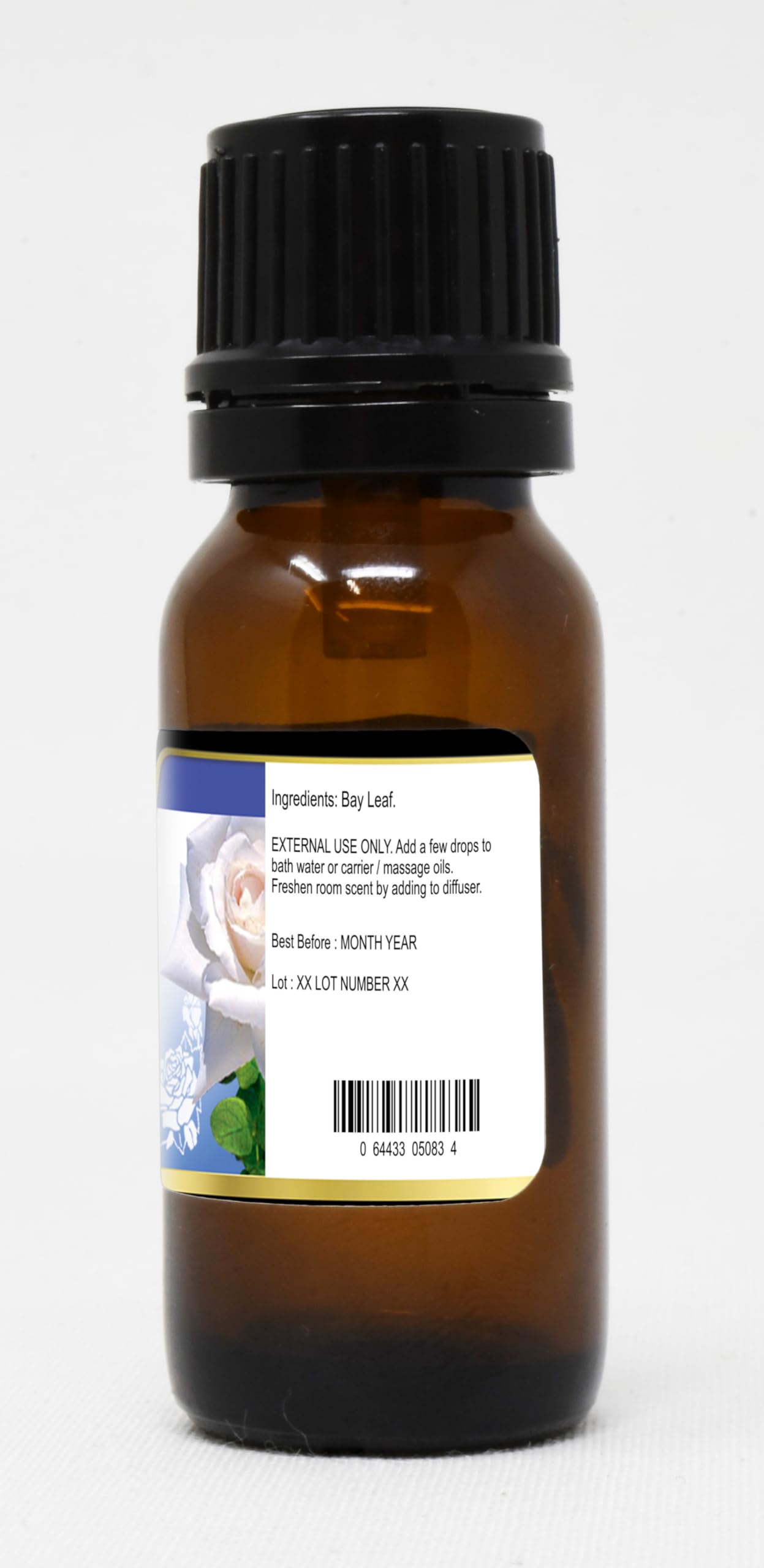 Bay Pure Essential Oil - 0.50 oz (15ml) Natural Aromatherapy Oil for Diffusers, Massage & Relaxation - ZIN 305083 - Perfect for Home Spa, Yoga & Stress Relief