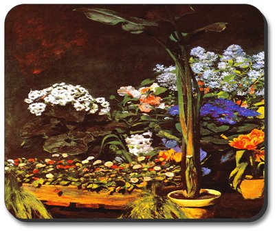 Renoir Art Plates - Garden Mouse Pad for Computer & Office | Non-Slip Desk Accessory for Home & Work