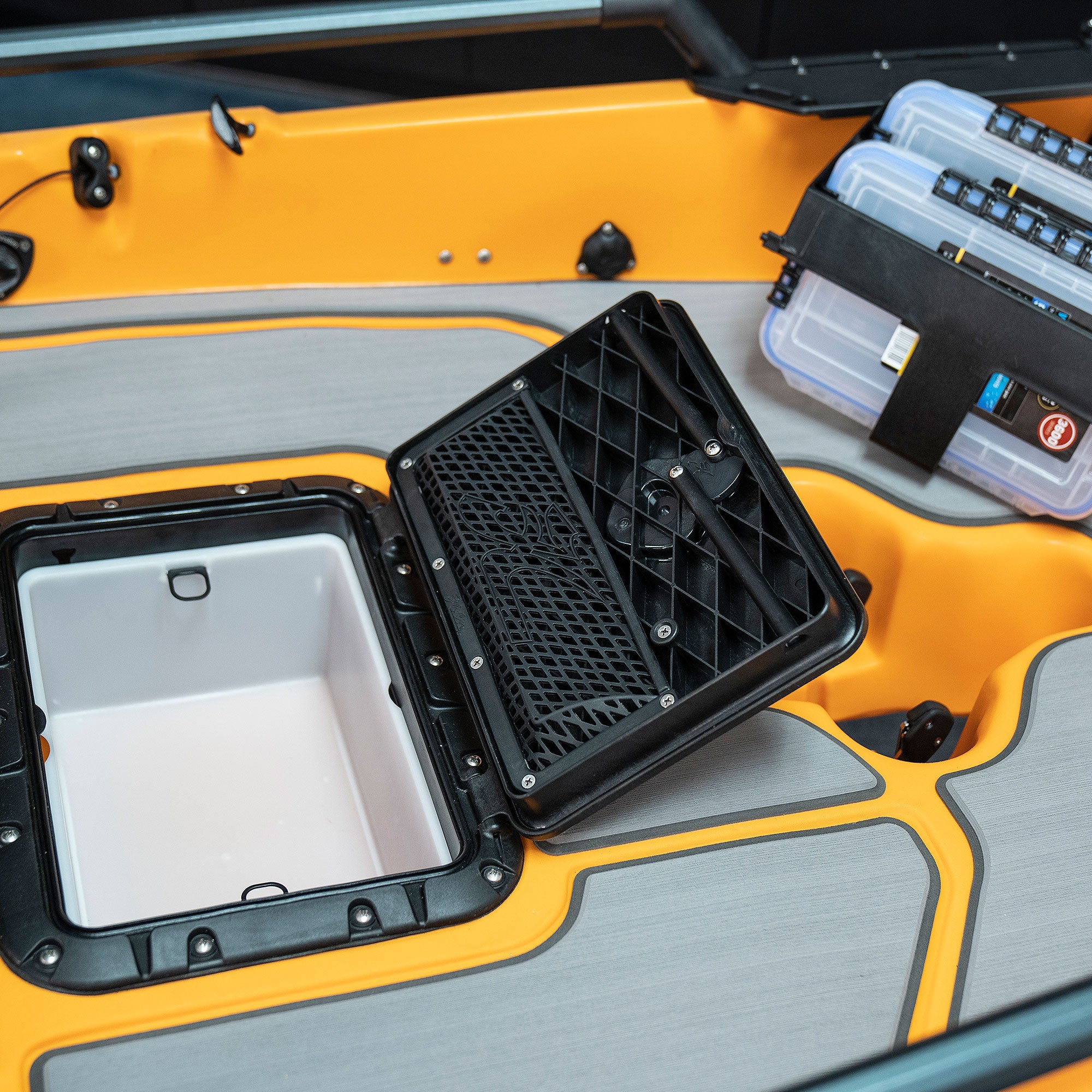 Hobie Rectangular Hatch Bucket - Durable Kayak Storage Container for Fishing Gear & Accessories | Perfect for Kayaking, Boating & Outdoor Adventures