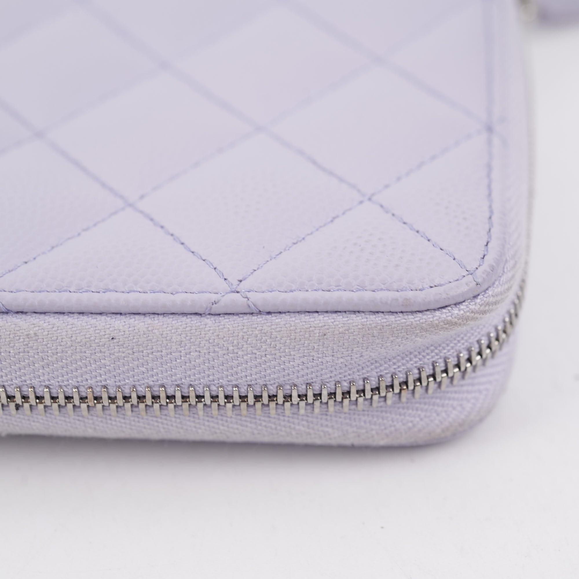 Chanel Caviar Classic Long Zipped Wallet in Light Purple - Luxury Leather Wallet for Women, Perfect for Everyday Use & Special Occasions
