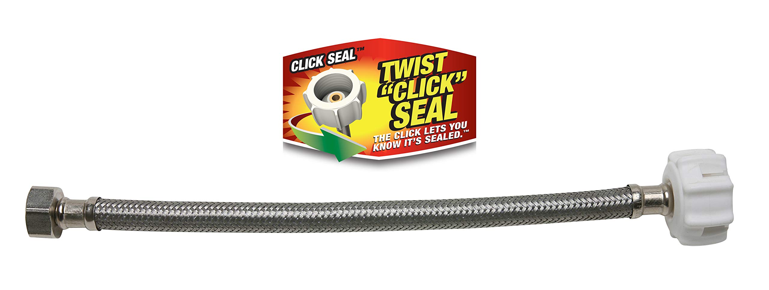 Fluidmaster 400ARHRFCS Universal High Performance Toilet Fill Valve Repair Kit with 2-Inch Flapper & 12-Inch Click Seal Connector - Perfect for Leaky Toilet Fixes, Bathroom Renovations & DIY Plumbing Projects