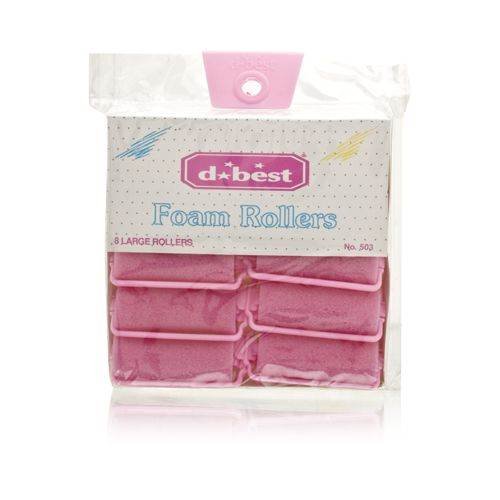 D*Best High-Density Foam Rollers for Muscle Recovery - Set of 8 Large Rollers (Model 503) - Perfect for Gym, Yoga, Physical Therapy & Home Workouts