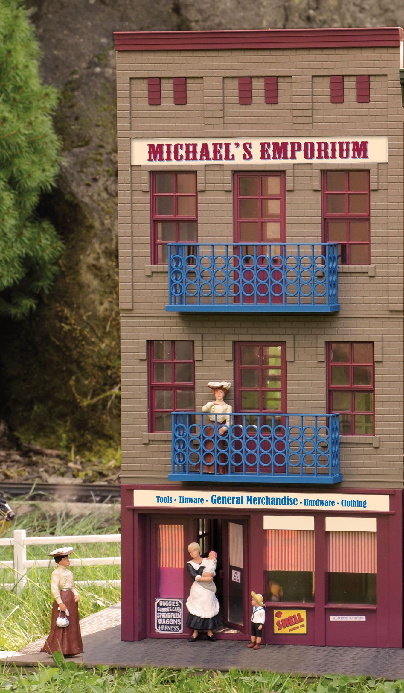 Piko 62266 G Scale Model Train Kit - Michael's Emporium Building for Model Railroad & Diorama Scenery | Perfect for Train Enthusiasts & Collectors