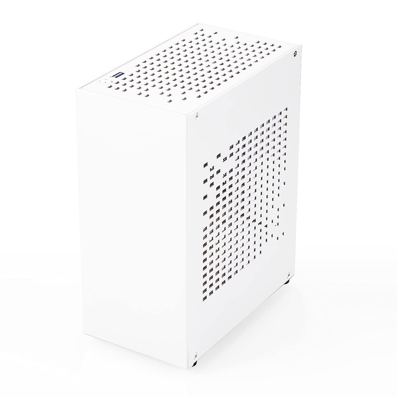 A07 Aluminum Mini-ITX PC Case - Compact Backpack Compatible Computer Chassis for Mini Graphics Cards | Portable Gaming & Office Desktop Builds