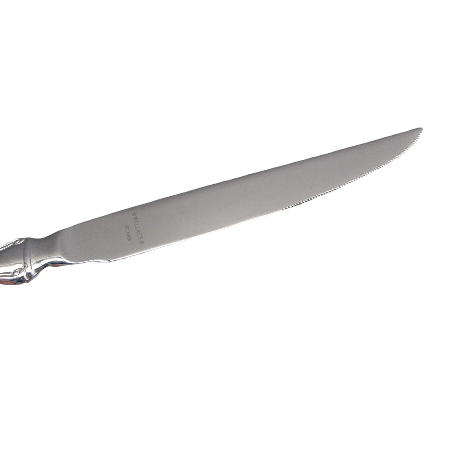 Premium Stainless Steel Steak Knives Set of 4 - Wallace Napoleon Bee Design - Sharp Silver Steak Knives for Steakhouse Dining, BBQ Parties & Fine Cutlery Collection