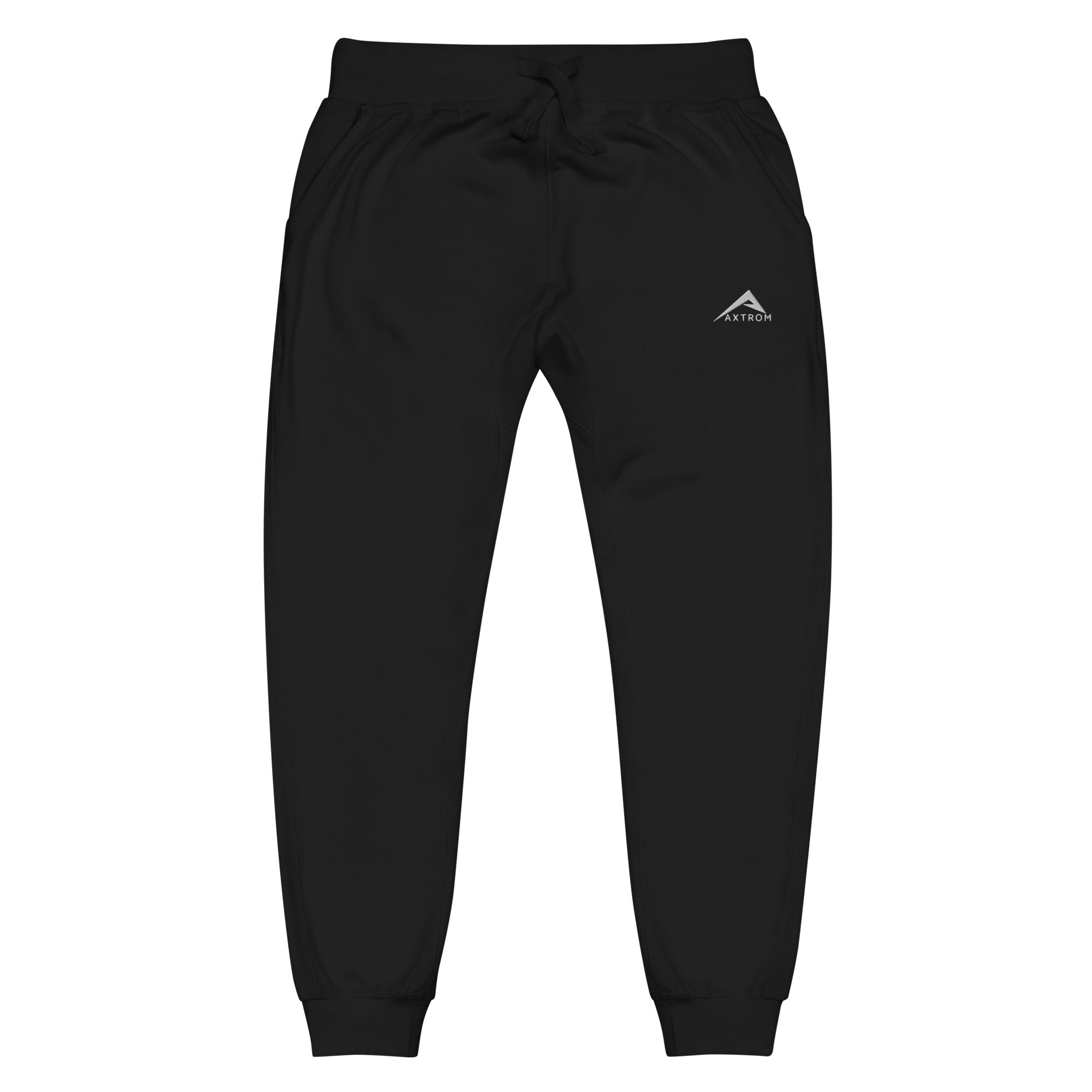 Classic Slim-Fit Sports Pants for Men & Women - Black Athletic Workout Trousers for Running, Gym & Yoga