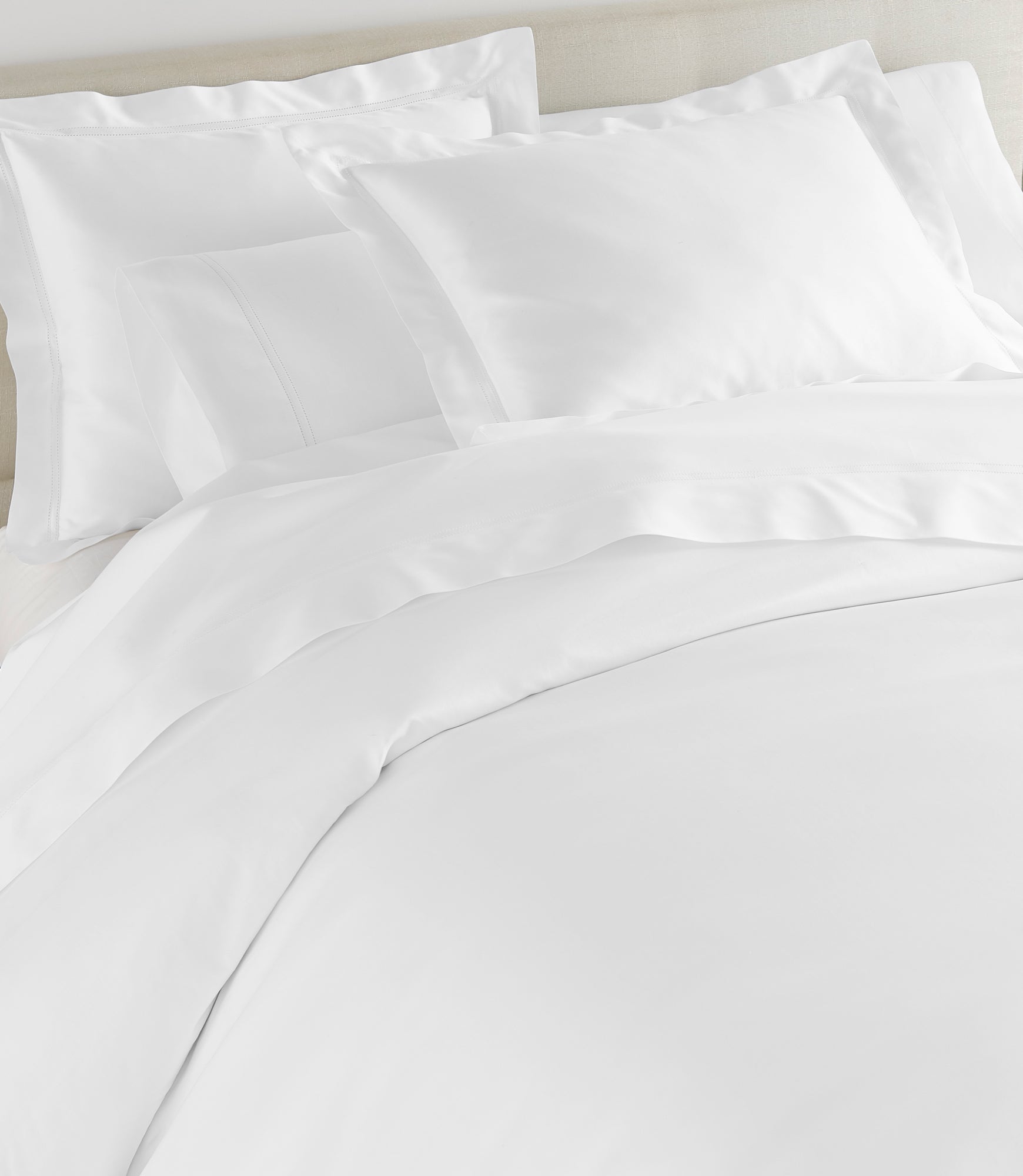 Luxury 100% Cotton Sateen Duvet Cover Set - Soft & Breathable Bedding for All Seasons - Perfect for Master Bedroom, Guest Room & Hotel Decor
