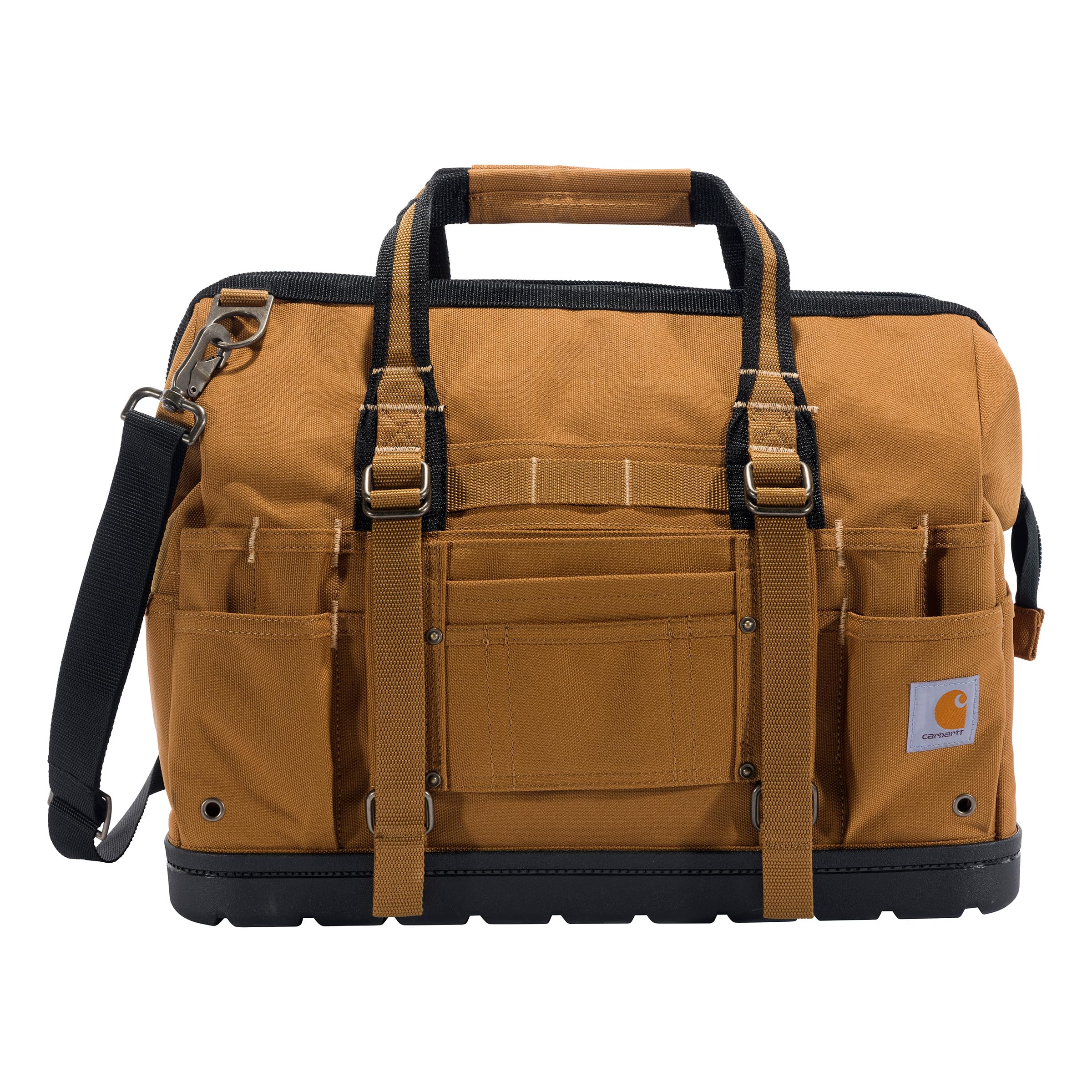 Carhartt Legacy 18-Inch Tool Bag with Molded Base - Durable Work Bag for Electricians, Plumbers & Contractors | Heavy-Duty Construction Gear for Tools & Equipment