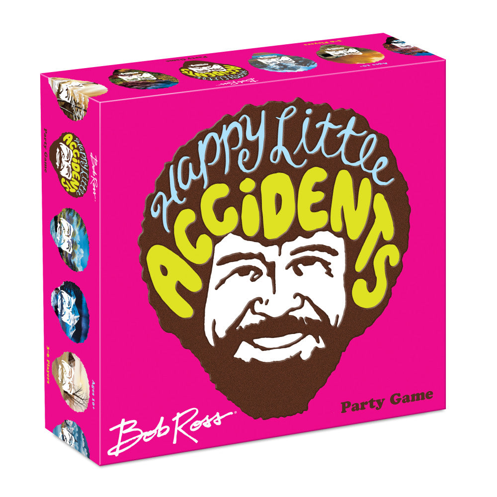 Bob Ross Happy Little Accidents Party Game - Fun Family Board Game for Adults & Kids - Perfect for Game Nights, Birthday Parties & Creative Gatherings