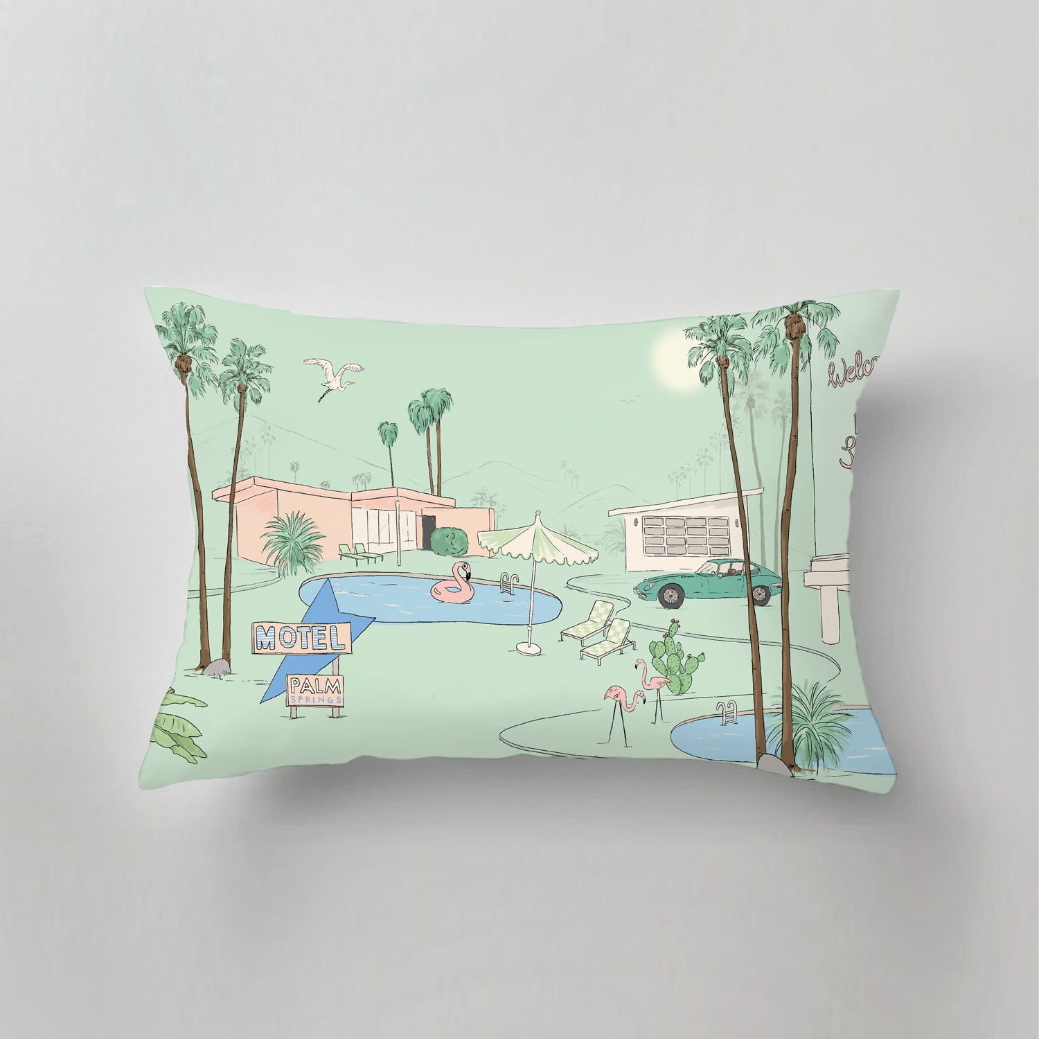 Comfortable Indoor Pillow - Soft & Stylish Home Decor for Living Room, Bedroom - Perfect for Relaxing & Decor in Palm Springs Style