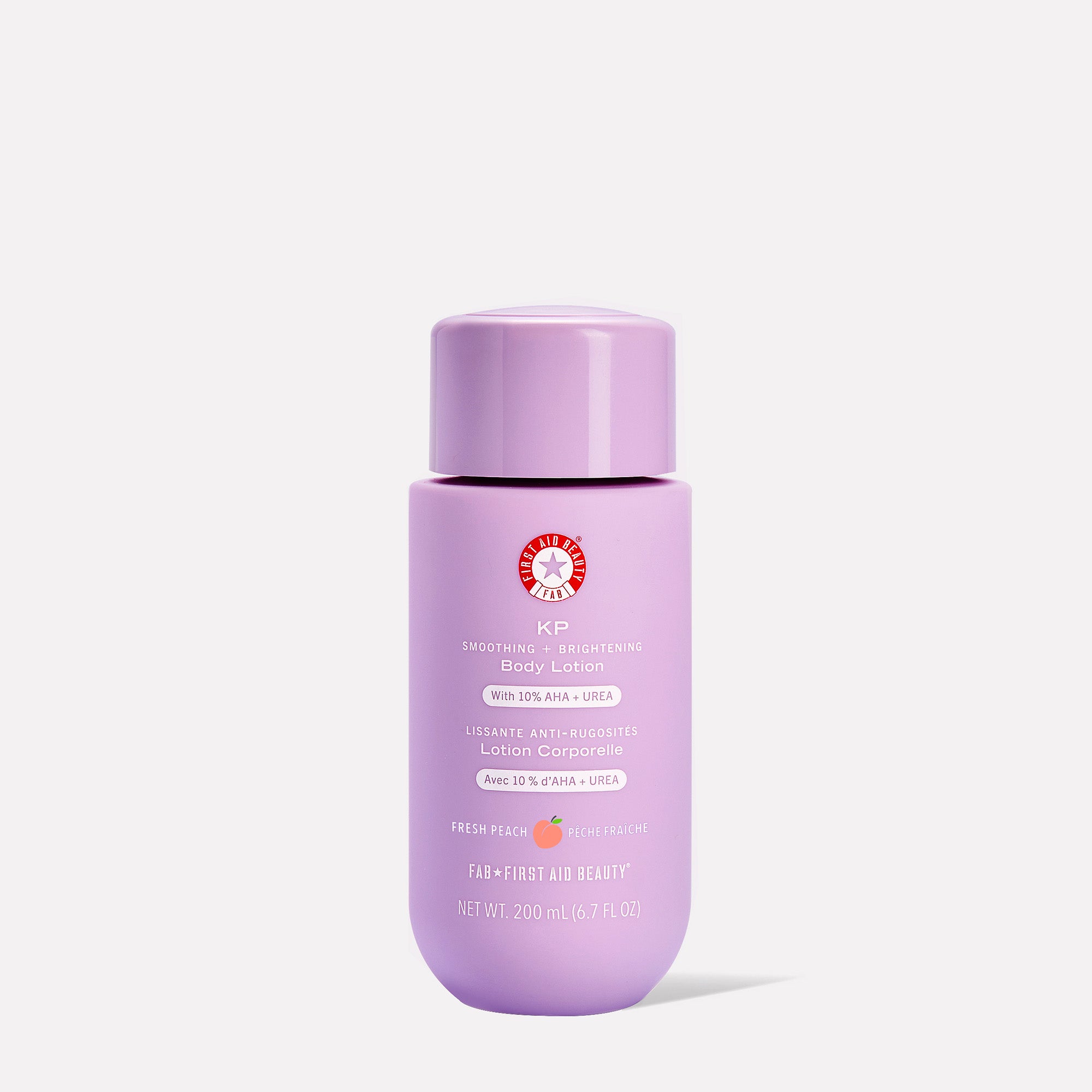 KP Smoothing & Brightening Body Lotion with Fresh Peach Scent - Hydrating Moisturizer for Dry Skin - Perfect for Daily Use & Post-Shower Care