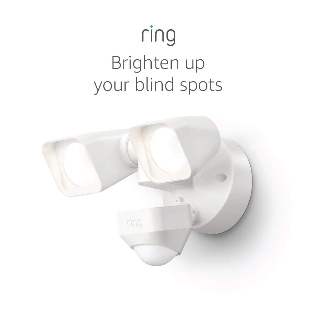Ring Smart Floodlight - Outdoor Motion-Sensor Security Light for Home Safety