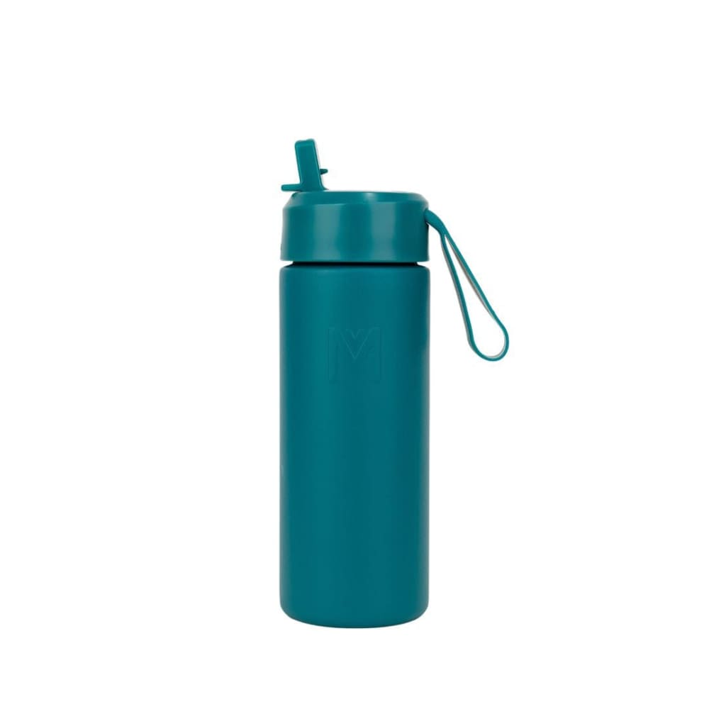 Fusion Stainless Steel Insulated Water Bottle 16oz (475ml) - Leakproof & BPA-Free - Perfect for Gym, Hiking & Outdoor Activities - Pine Design