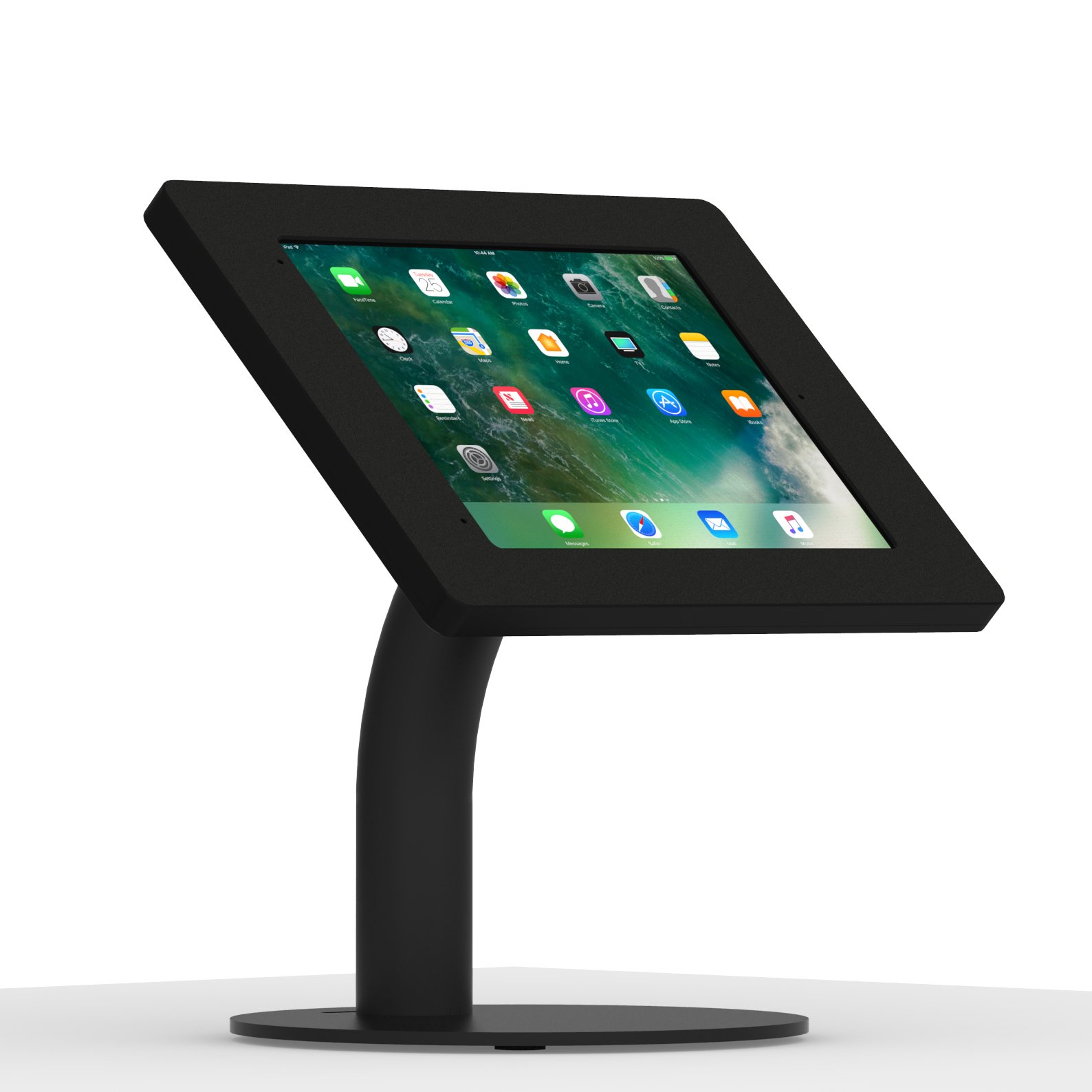 VidaMount Black iPad Stand with Home Button Cover - Portable Adjustable Holder for iPad Pro 10.5