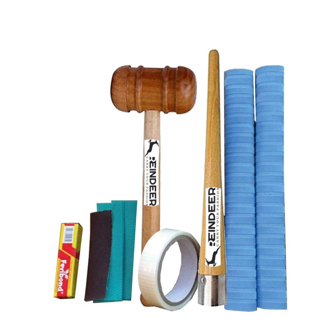 Premium REINDEER Cricket Bat Care Kit - Complete Bat Protection & Maintenance Set for Cricket Players | Perfect for Cleaning, Polishing & Preserving Cricket Bats | Ideal for Practice, Matches & Long-Term Storage