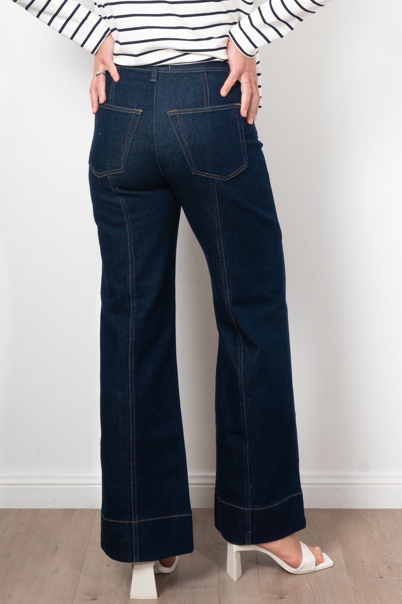 Kireina Farrah Jean Indigo - Premium Women's Jeans for Casual & Everyday Wear | Comfortable & Stylish Denim Pants for Women | Perfect for Work, Outings & Relaxing