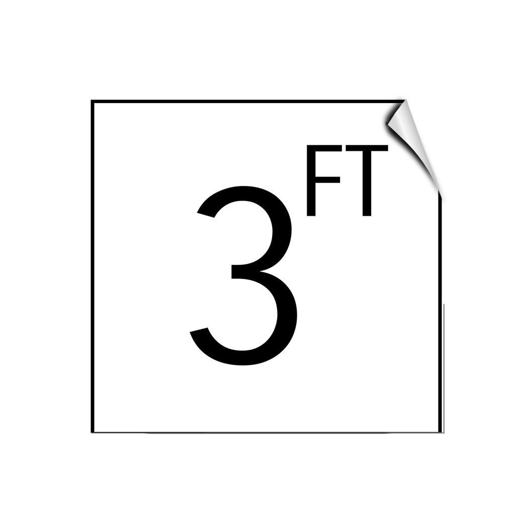 3 Feet Activity Pool Label Decal Sticker - Waterproof, Removable, Sticks to Any Surface - Perfect for Pool Parties, Kids' Activities & Summer Fun