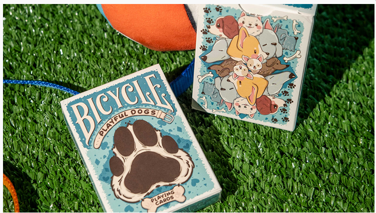 Funny Bicycle Playing Cards with Dog Designs - Perfect for Poker Nights, Magic Tricks, and Family Game Evenings