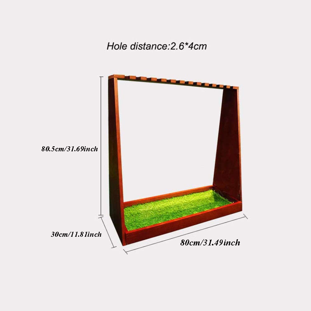 AIZYR Solid Wood Golf Club Organizer - Premium Golf Club Display Stand & Storage Rack - Perfect Golf Accessories for Enthusiasts - Ideal for Home, Office, or Clubhouse Organization