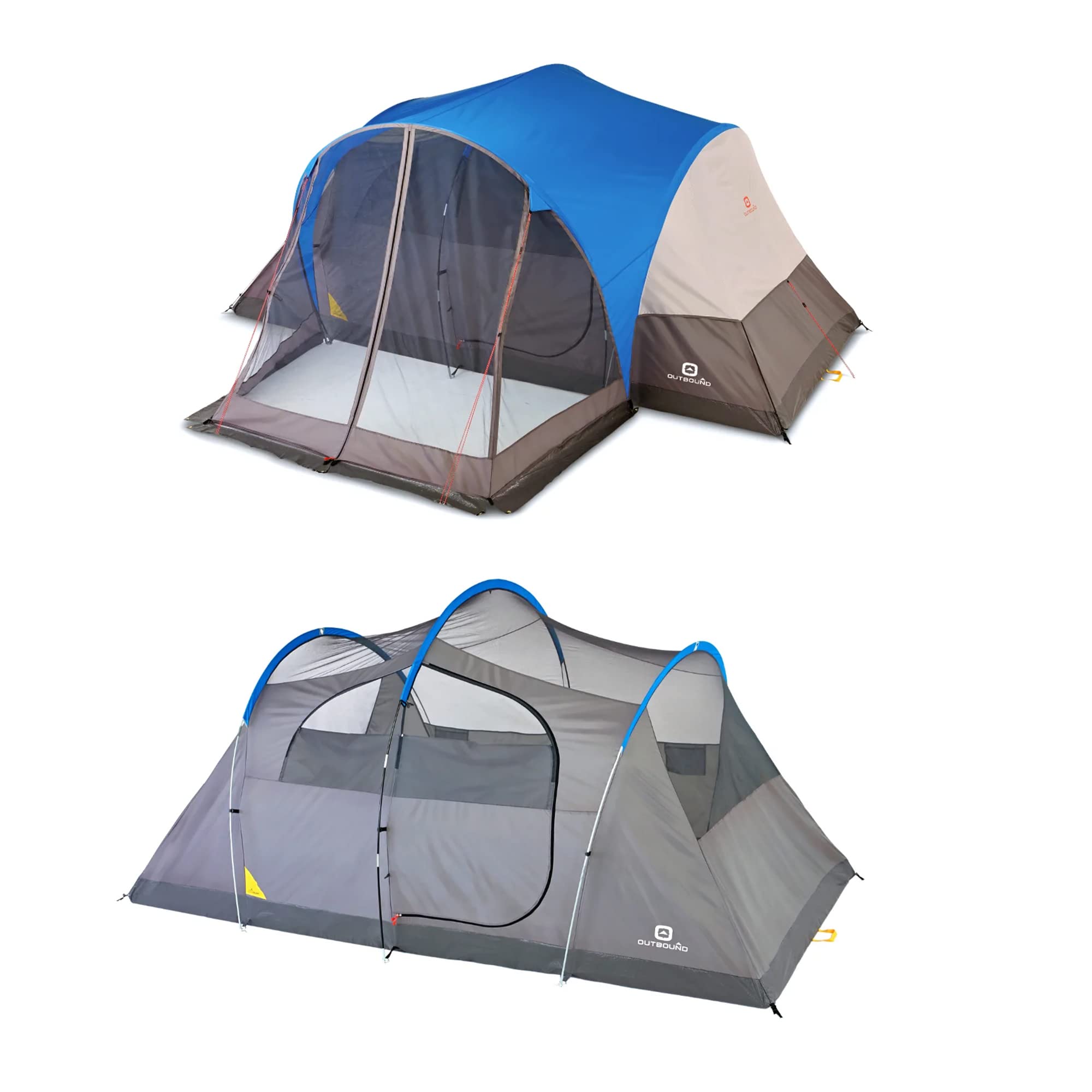 Outdoor Dome Tent for Camping - 3 Season Waterproof Tent with Rainfly & Carry Bag | Easy Setup for Backpacking, Hiking & Family Camping Trips