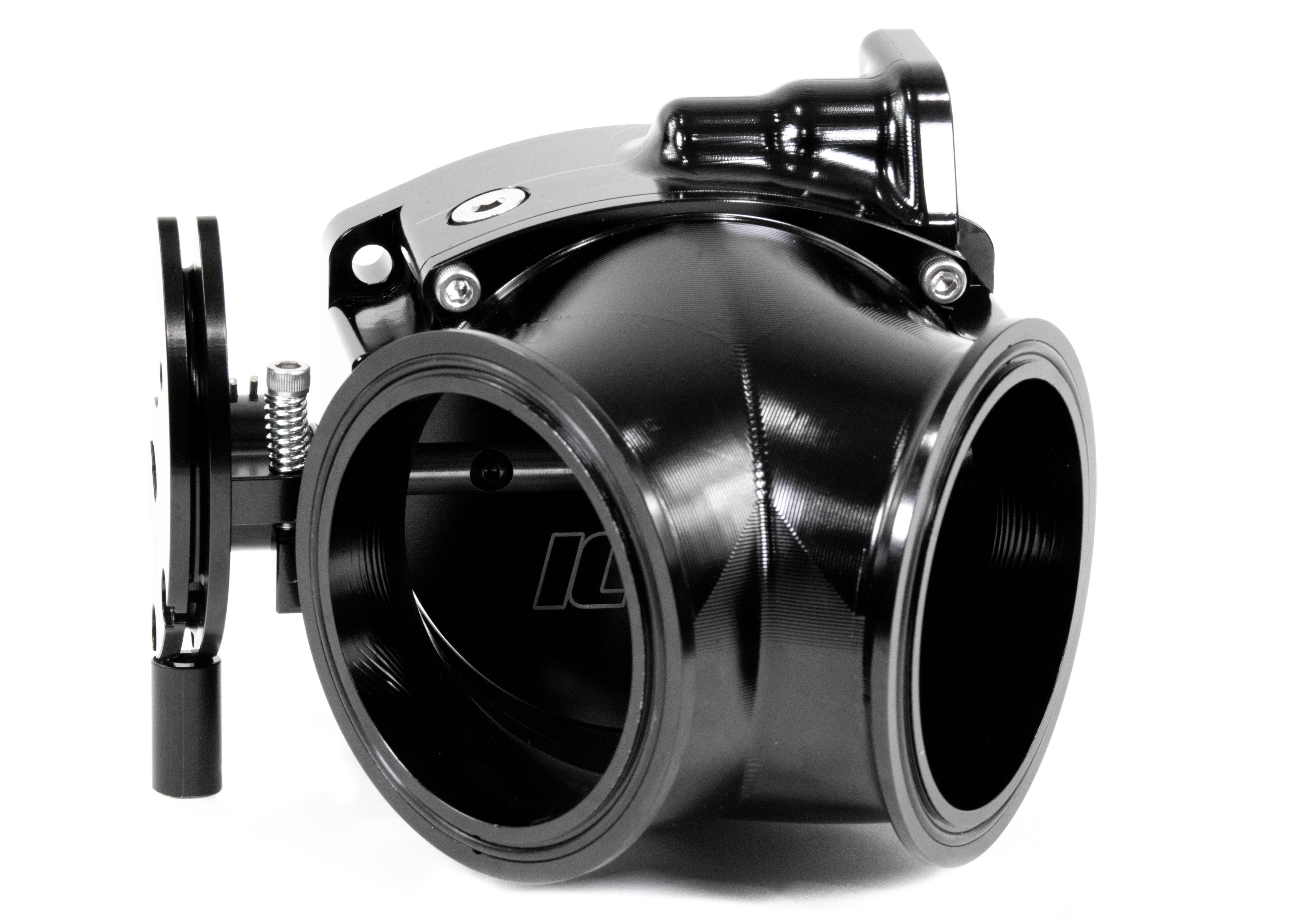 ICON 92/95mm High Performance Cable Drive Throttle Body (Black) - Interchangeable Connection for Ford Mustang, Chevy Camaro - Perfect for Racing & Engine Upgrades