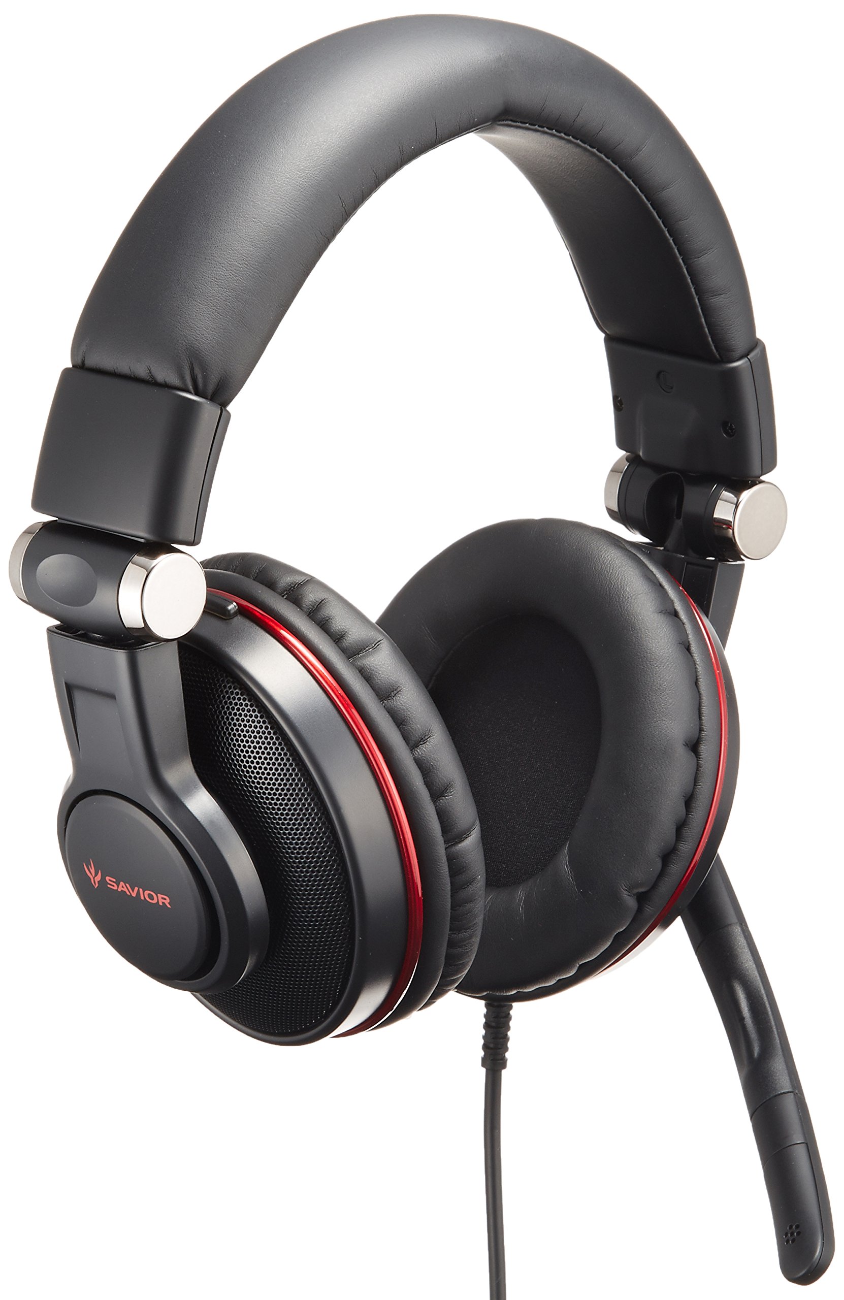 iBUFFALO Gaming Headset with 5.1 Channel Surround Sound - Black (BSHSUH05BK) - Perfect for PC, PS4, PS5, Xbox & Online Gaming