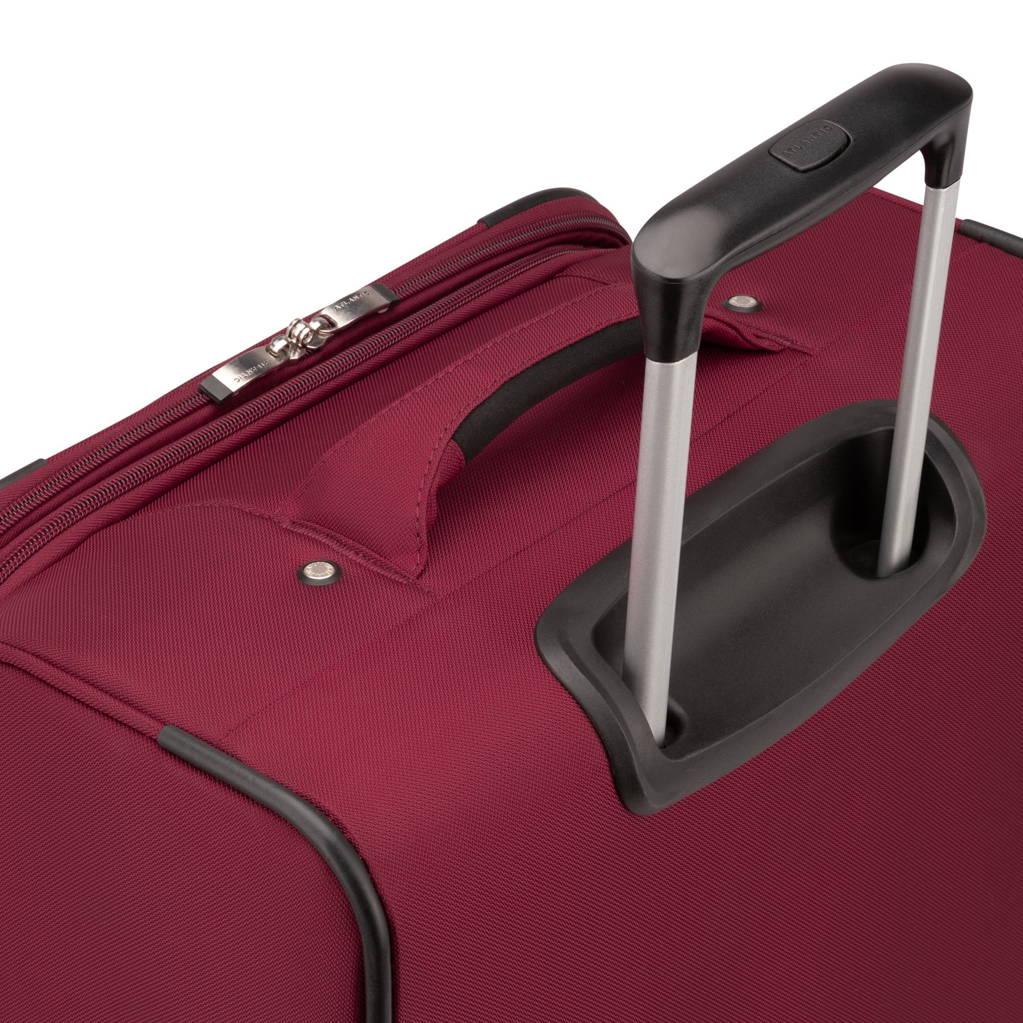 Atlantic Artisan III Spinner 3-Piece Luggage Set - Lightweight Expandable Suitcase with 360° Wheels for Travel, Business & Vacation (Black) - Perfect for Airplane Carry-On & Checked Bags