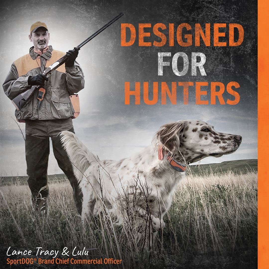 SportDOG Brand UplandHunter Accessory Beeper - 500 Yard Range Waterproof Dog Training Collar with 9 Sound Tones & 3 Modes - Remote Operated with Compatible Trainer - Ideal for Hunting, Field Training and Outdoor Adventures