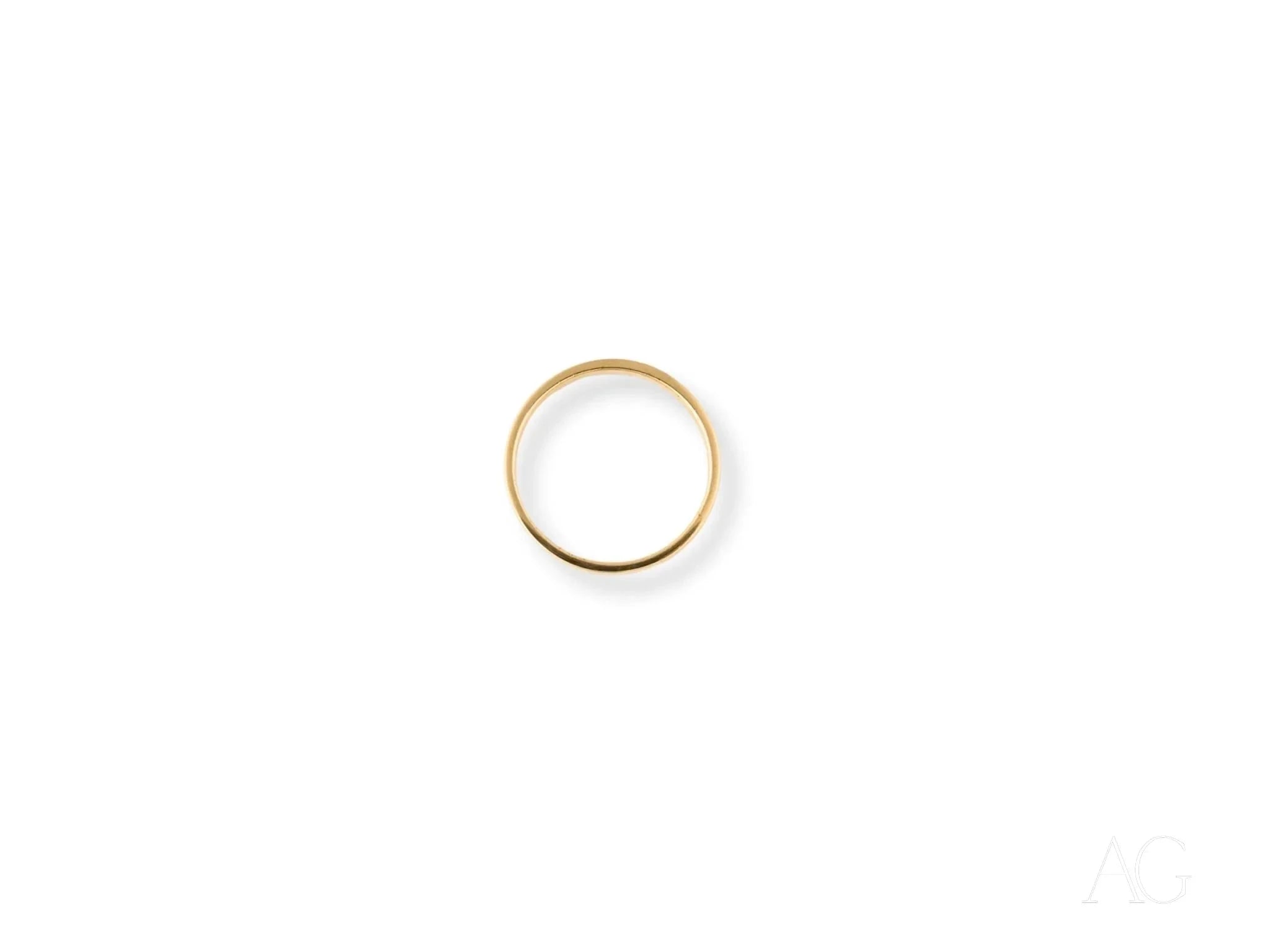 18k Yellow Gold Wedding Bands for Women & Men - Classic Timeless Design for Eternal Love - Perfect for Engagement, Anniversary & Vow Renewal Ceremonies