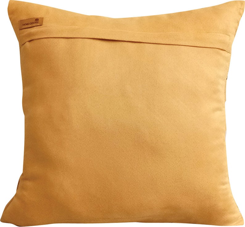 Beige Crystalline Faux Suede Throw Pillow Cover - Soft Decorative Cushion Case for Sofa, Bed, Chair - Home Decor & Living Room Accent