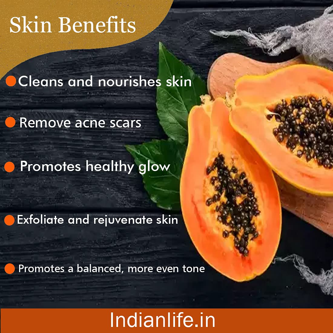 Organic Papaya & Green Tea Detox Face and Body Soap for Acne, Blackheads & Tan Removal - Paraben Free, SLS Free, Mineral Oil Free (Pack of 2 x 50g) - Perfect for Daily Skincare Routine & Gentle Exfoliation