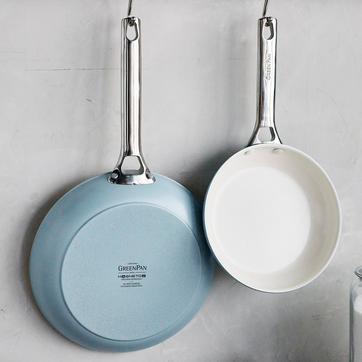 Padova Pro Ceramic Nonstick 8-Inch & 10-Inch Frying Pan Set - Healthy Cooking, Easy Cleanup for Eggs, Pancakes & Stir Fry | Dishwasher Safe PFOA-Free Cookware