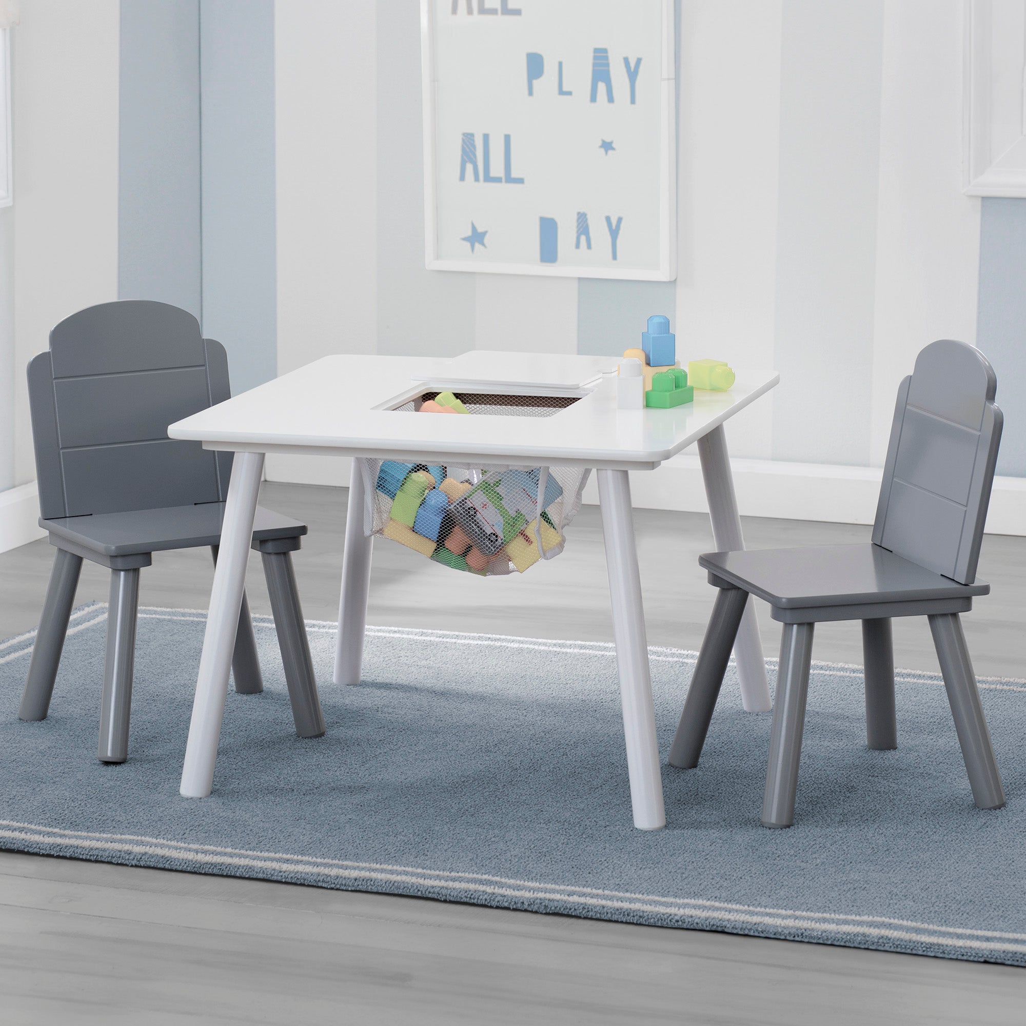 Finn Wooden Kids Table and Chair Set - Perfect for Playroom, Classroom, or Home Learning Activities