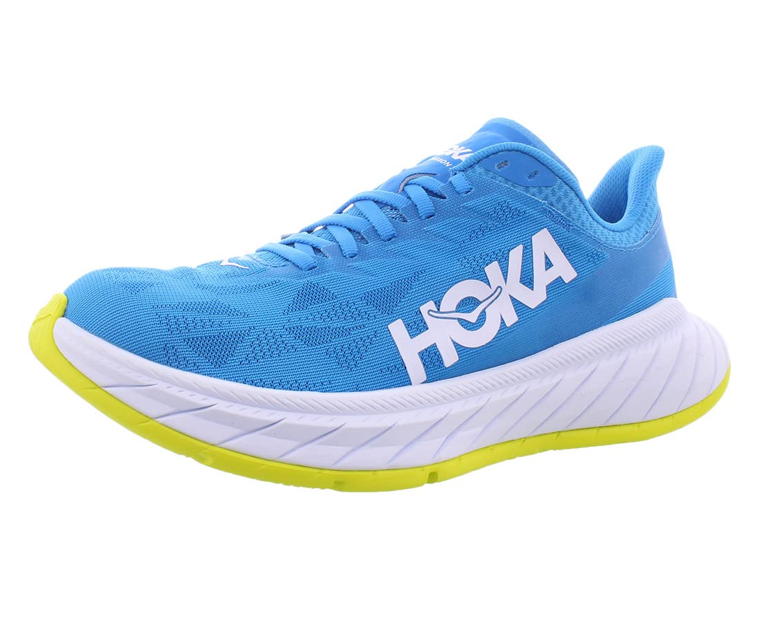 HOKA ONE ONE Carbon X 2 Women's Running Shoes - Hot Coral/Black Iris | Lightweight Carbon Fiber Plate for Speed & Energy Return | Perfect for Marathon Training & Road Racing