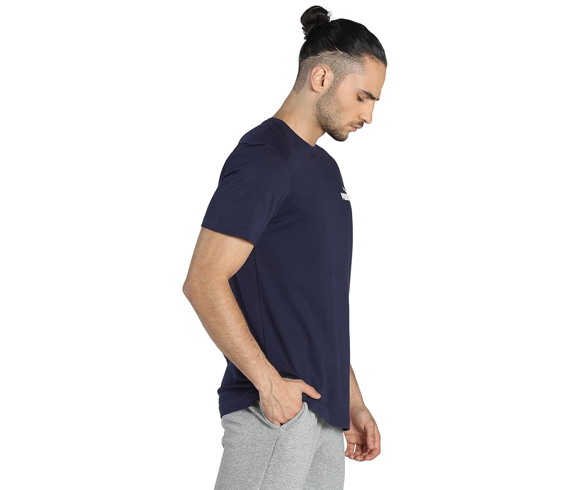 **Puma Unisex ESS Small Logo T-Shirt - Pack of 1 | Comfortable Cotton Tee for Men & Women | Perfect for Casual Wear, Gym & Everyday Outfits**