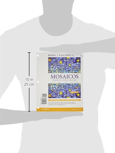 Mosaicos: Spanish as a World Language Textbook with MyLab Spanish eText & Multi-Semester Access Card - Learn Spanish for Travel, Business & Academic Studies