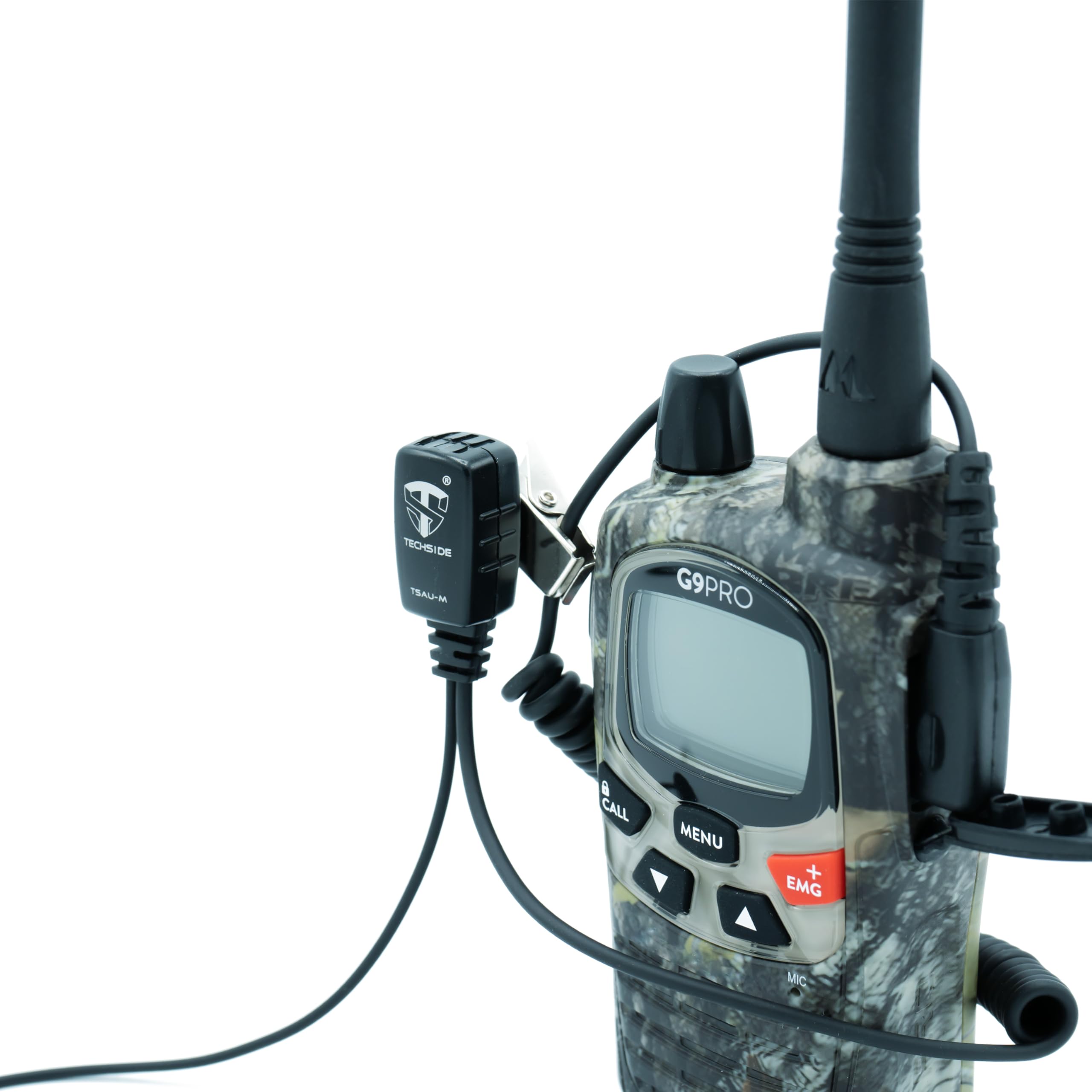 Midland 2 Pin Wrap Over Headset for Two-Way Radios - Compatible with G7 Pro, G8, G9 Pro, M24, M24 Plus, M48, M99, G6 XT, G7 XTR - Ideal for Airsoft, Security, and Industrial Communication