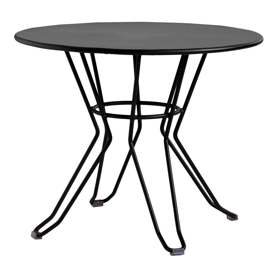 Modern Capri Round Side Table - Small Accent Table for Living Room, Bedroom, or Patio - Perfect for Coffee, Books, and Decor