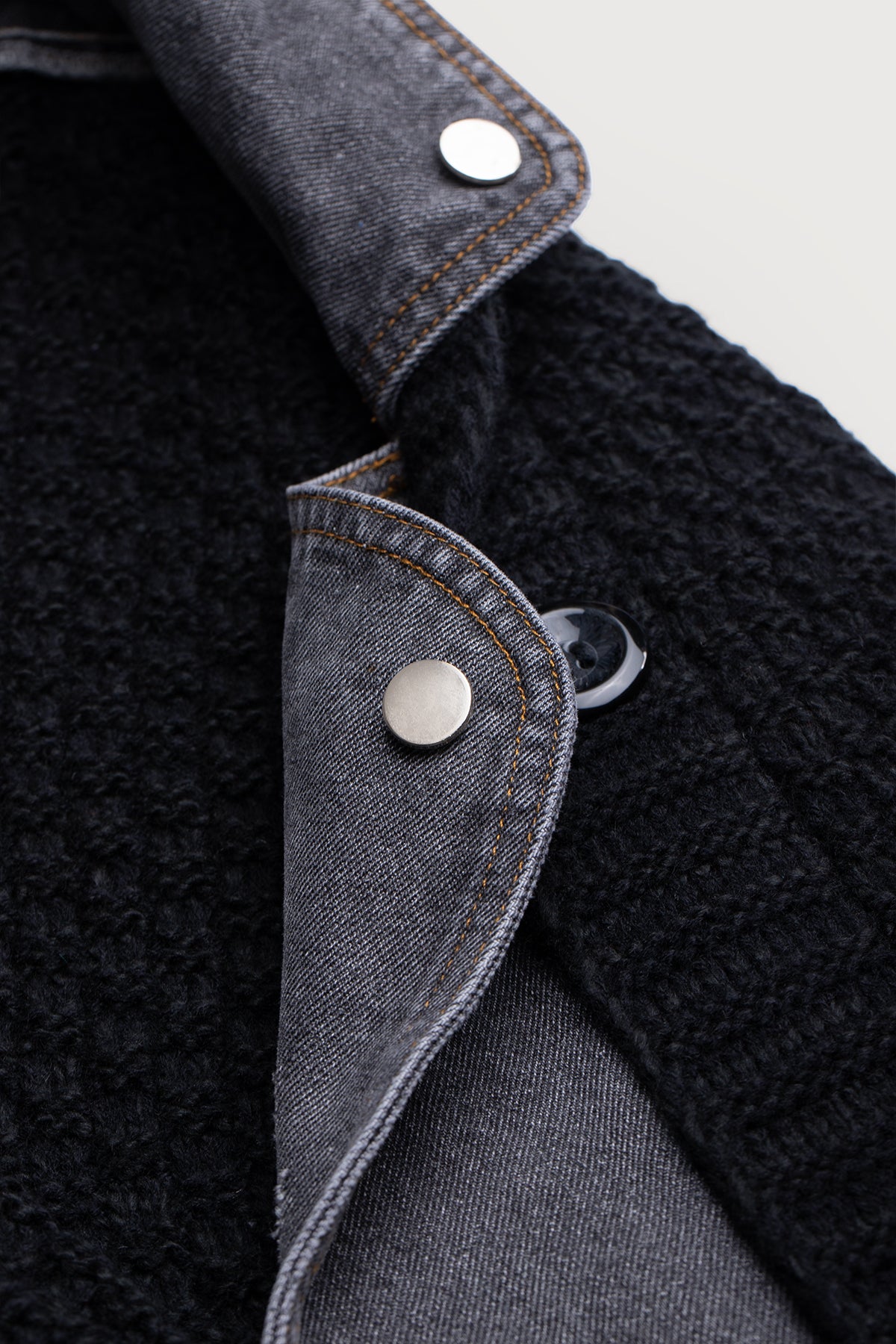 Stylish Women's Denim Knit Cardigan Sweater - Cozy Long Sleeve Open Front Jacket for Casual Outfits & Layering in Fall/Winter
