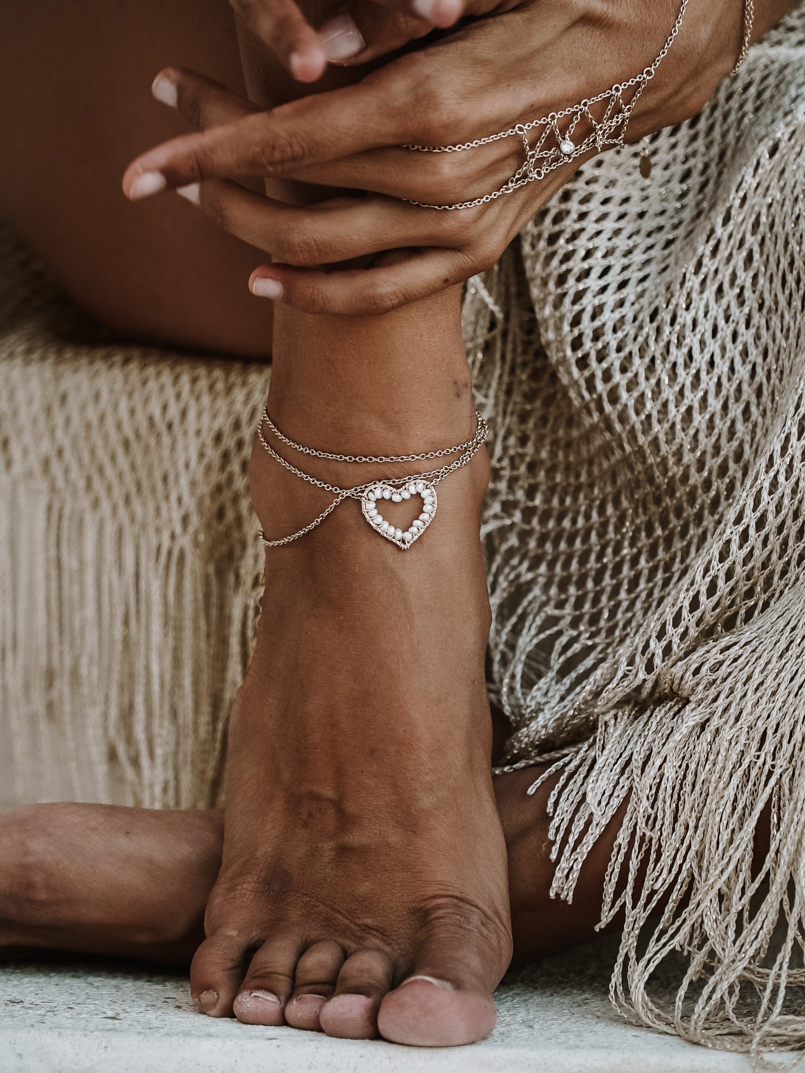 Elegant Heart Belly Chain Body Jewelry - Perfect for Beach Parties, Music Festivals & Boho Fashion