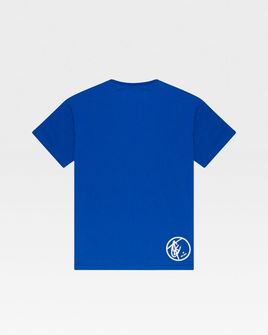Houston Royal Blue Sports T-Shirt for Men - Comfortable Cotton Athletic Tee for Running, Gym & Casual Wear