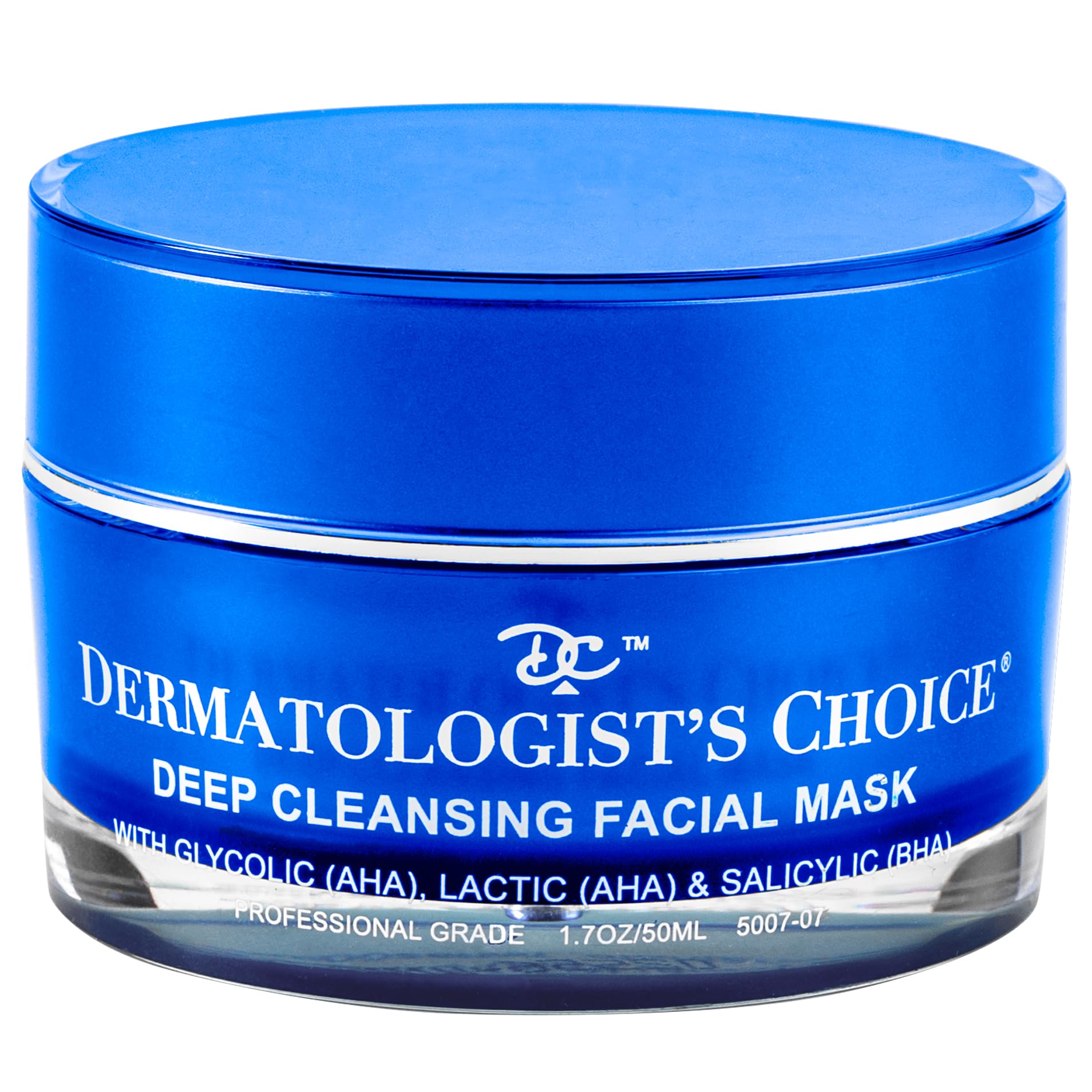 Dermatologist-Recommended Deep Cleansing Clay Face Mask with AHAs & BHAs - Exfoliating Facial Mask for Acne Reduction & Skin Texture Improvement - Natural Medical-Grade Skincare | Perfect for Daily Detox & Spa Night Routine