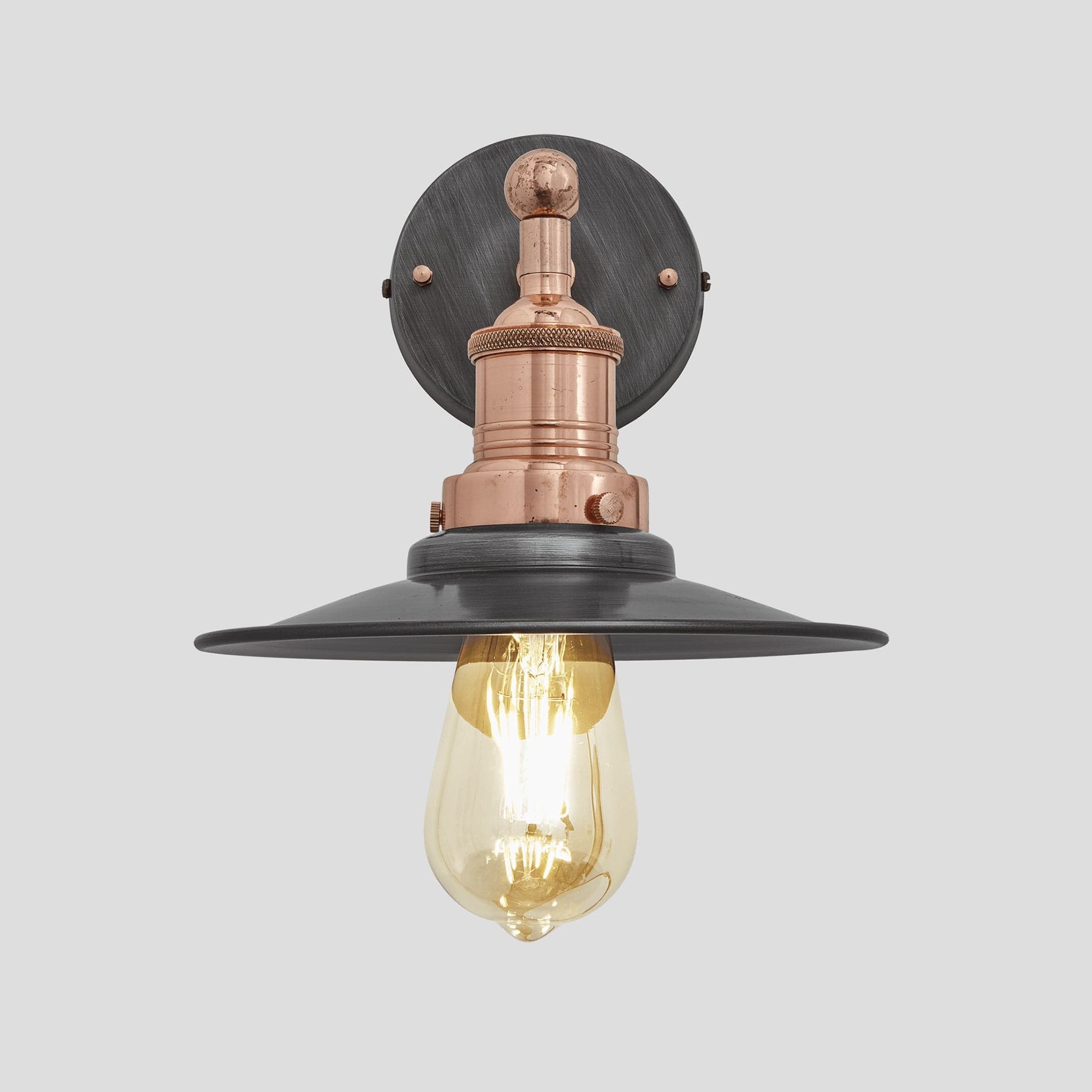 Brooklyn 8 Flat Outdoor Wall Light - Durable Weatherproof Exterior Sconce with Various Finishes - Perfect for Porch, Patio, Garage & Entryway Lighting