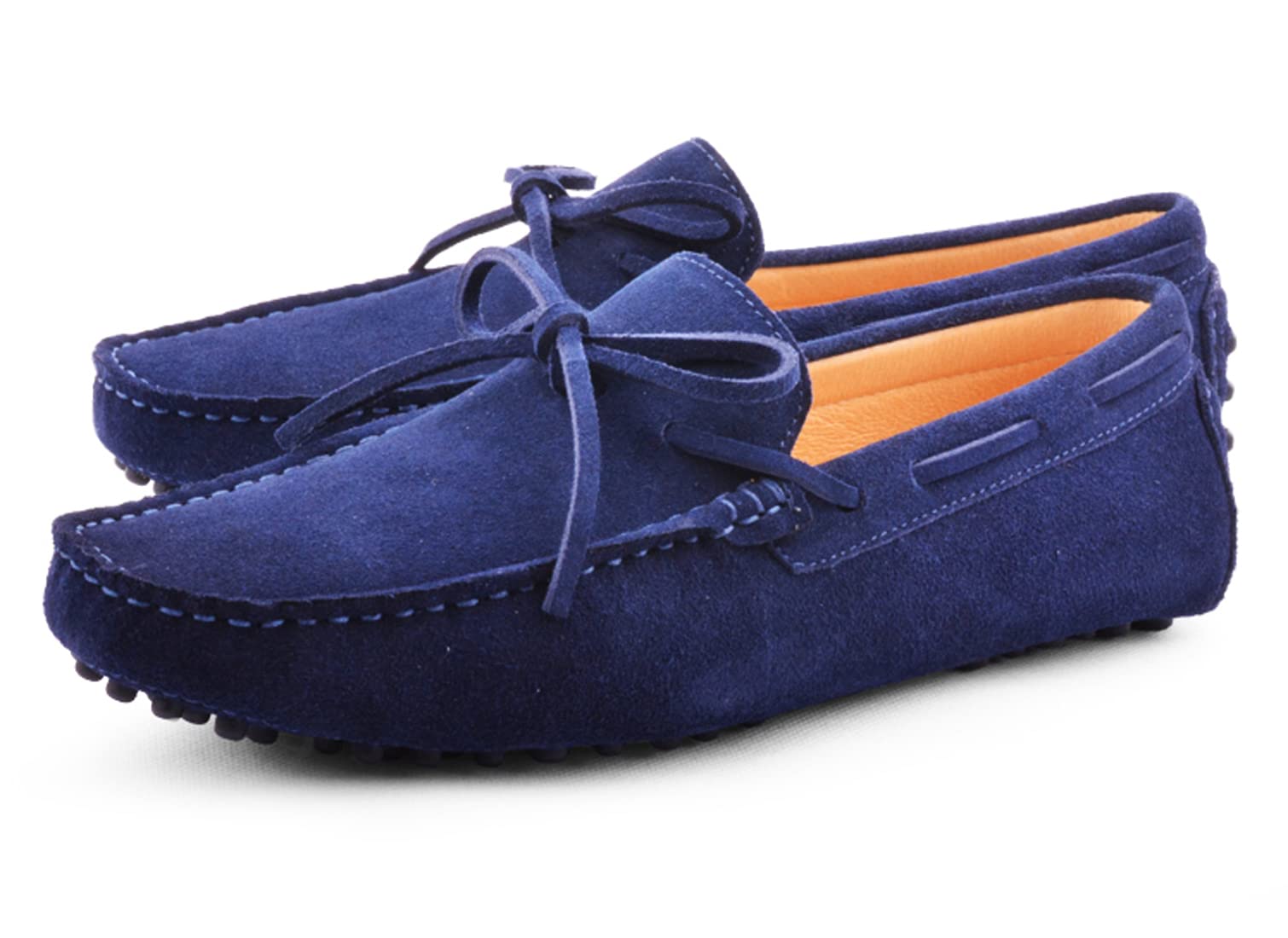Men's Classic Suede Leather Penny Loafers - Slip-On Moccasin Driving Shoes for Casual Wear & Prom | Comfortable & Stylish Footwear for Work, Date Night & Special Occasions