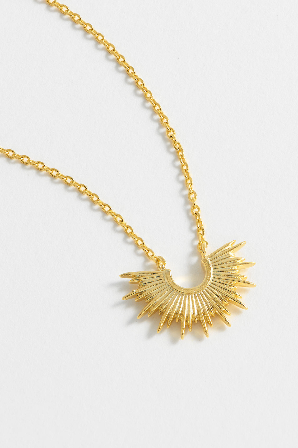 Sunburst Pendant Necklace for Women - 14K Gold Plated Sun Charm Jewelry - Perfect for Everyday Wear, Parties & Gifts